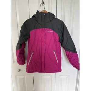 Columbia Girls M (10/12) Bugaboo II Interchange 3-in-1 Omni-Heat Jacket Pin